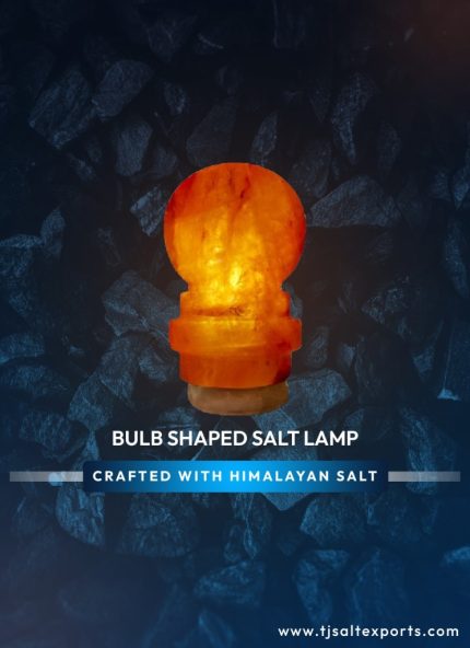 Bulb Shaped Salt Lamp
