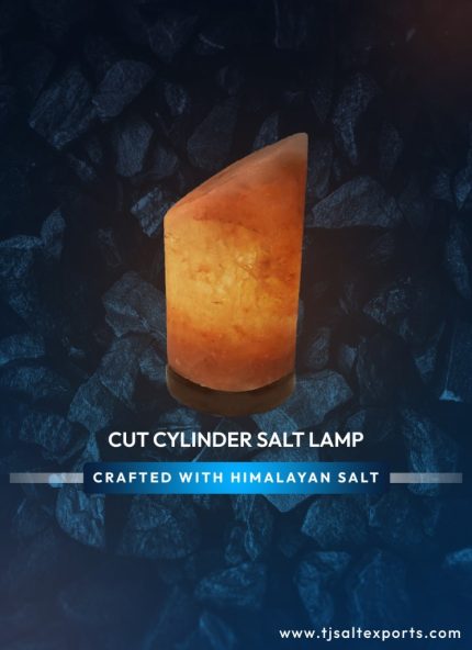 Cut Cylinder Salt Lamp