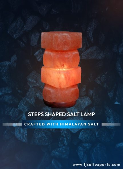 Steps Shaped Salt Lamp