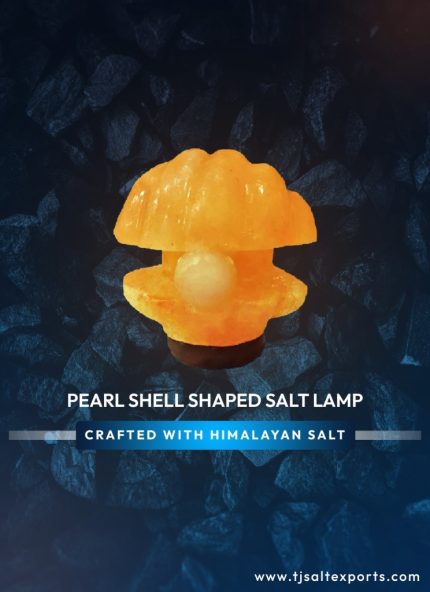 Pearl Shell Shaped Salt Lamp