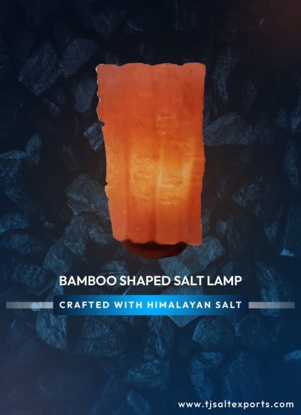 Bamboo Shaped Salt Lamp