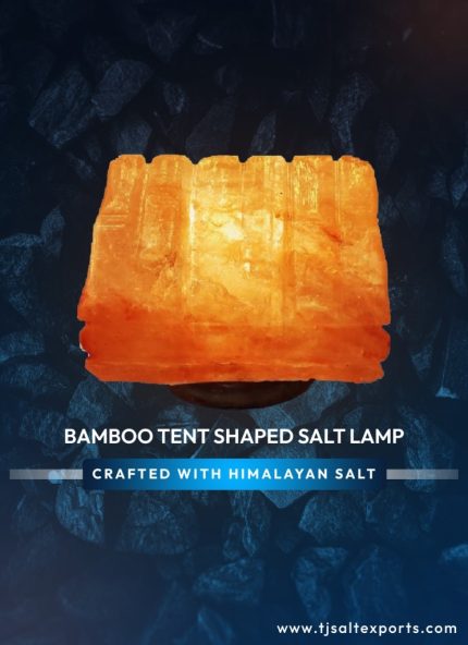 Bamboo Tent Shaped Salt Lamp