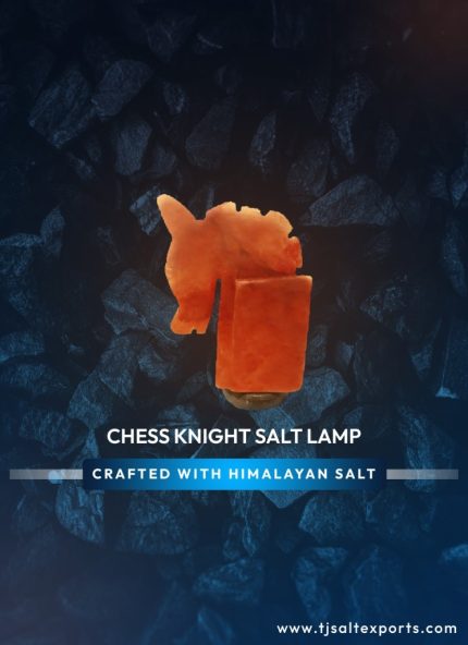 Chess Knight Salt Lamp