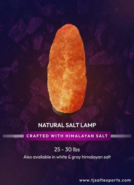 Natural Salt Lamp (25 - 30 lbs)