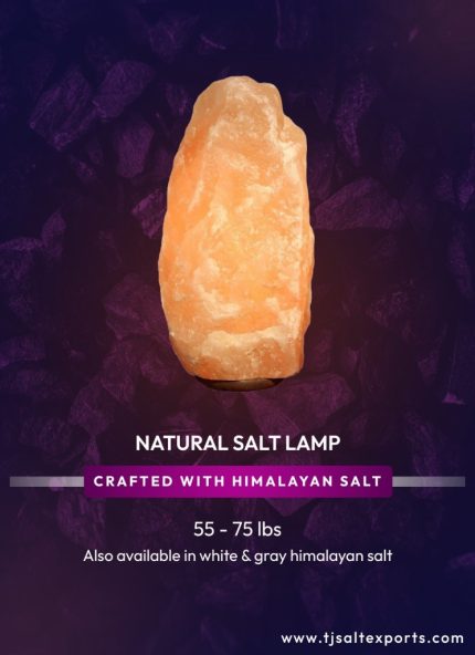 Natural Salt Lamp (55 - 75 lbs)