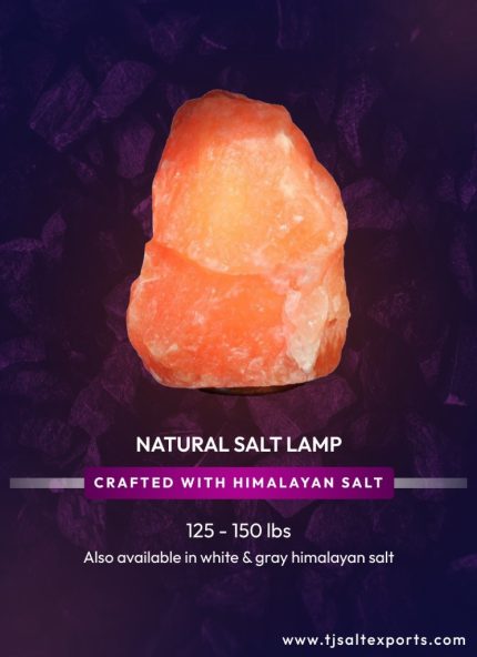 Natural Salt Lamp (125 - 150 lbs)