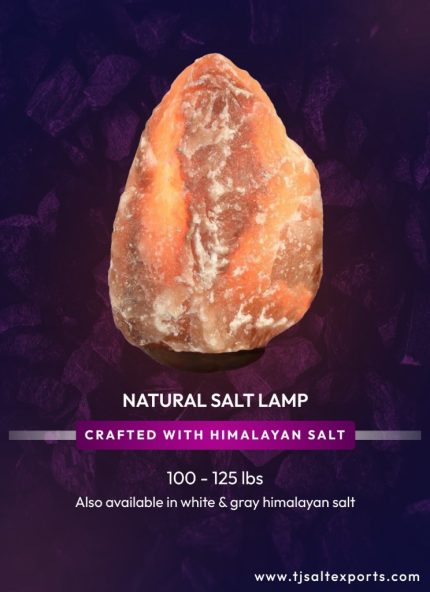 Natural Salt Lamp (100 - 125 lbs)
