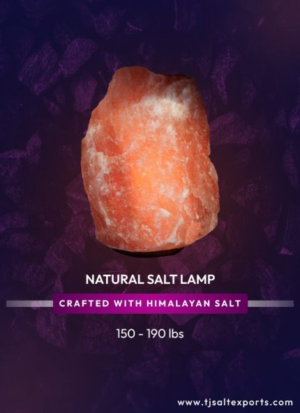 Natural Salt Lamp (150 - 190 lbs)