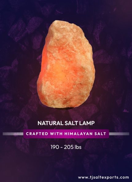 Natural Salt Lamp (190 - 205 lbs)