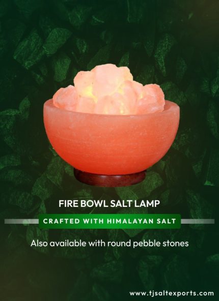 Fire Bowl Salt Lamp