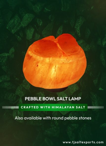 Pebble Bowl Salt Lamp