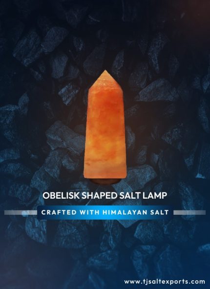 Obelisk Shaped Salt Lamp
