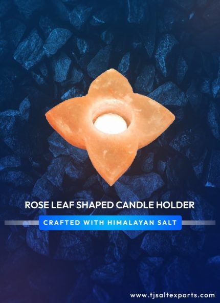 Rose Leaf Shaped Candle Holder