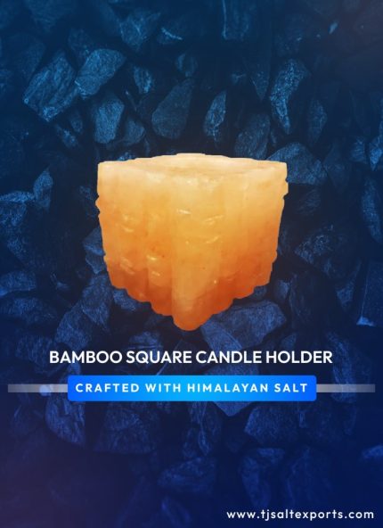 Bamboo Square Candle Holder