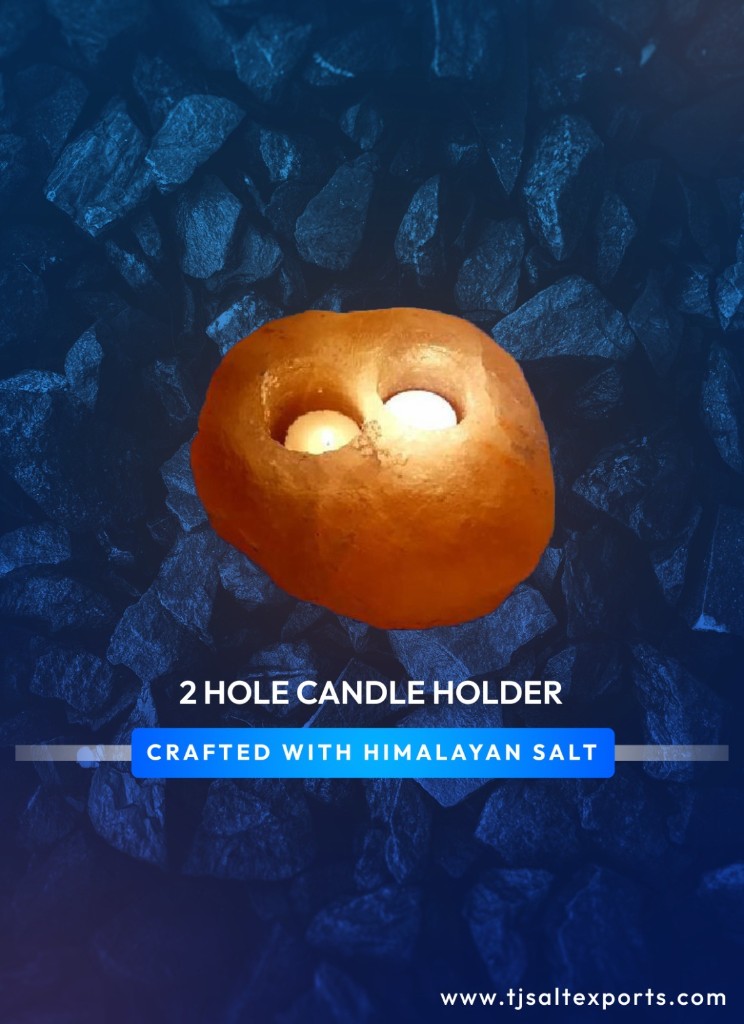 Salt Candle Holder