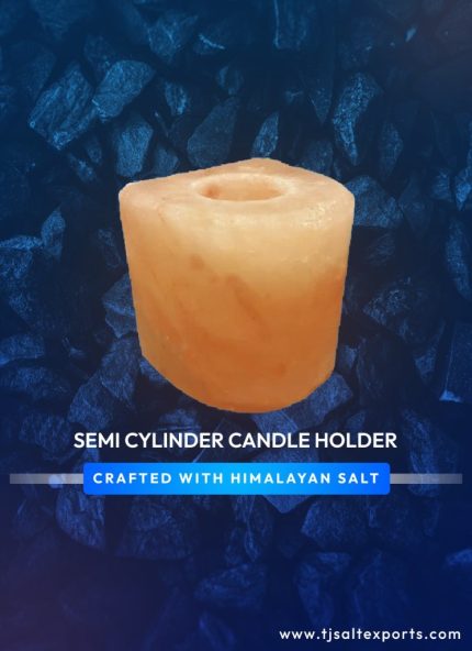 Semi Cylinder Candle Holder