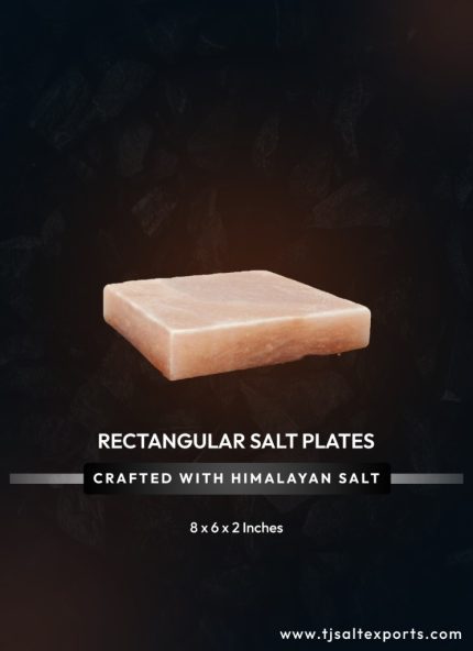 Square Salt Plates (8 x 6 x 2 Inches)