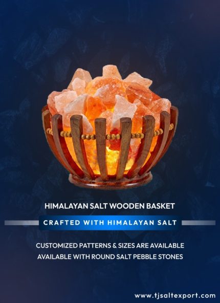 Himalayan Salt Wooden Basket